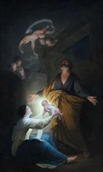 De Heilige Familie of de Geboorte